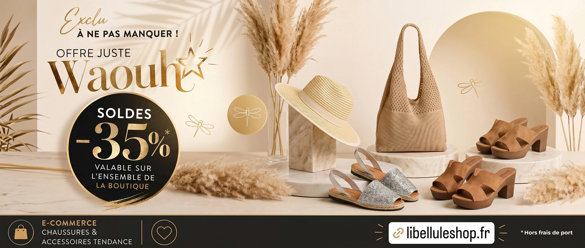 sélection été chaussures et accesoire tendance femme boheme boho chic libelluleshop