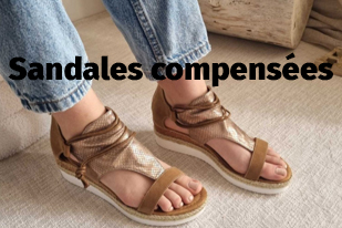 categorie sandales compensees tendance boheme chic livraison en France