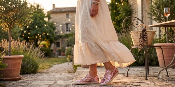 Comment porter des sneakers boho chic cet été ?