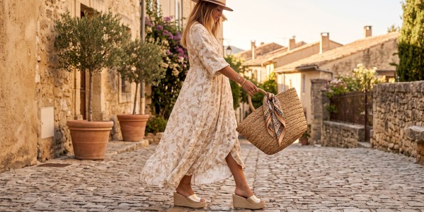 Quelles chaussures porter avec une robe longue bohème ?