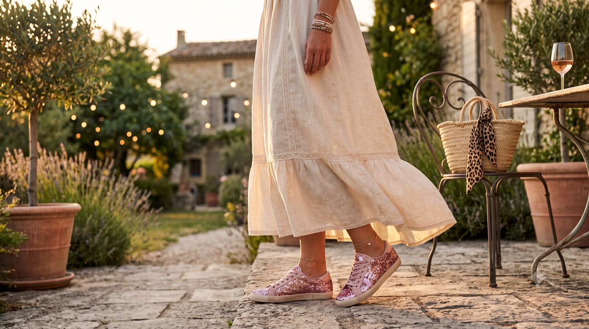 Comment porter des sneakers boho chic cet été ?